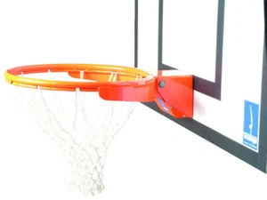 Basketballkorb mit Sicherheits-Netzbefestigung, abklappbar ab 75 kg - Bild 1 von 1