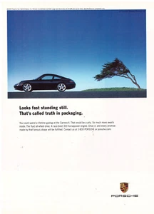 11-2000 Porsche 911 Carrera 4, bella e breve pubblicità rivista USA dimensioni standard - Foto 1 di 1