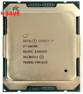 Intel Core i7-6850K 3.60GHz 6-Core LGA2011 15MB Desktop CPU Processor SR2PC 140W - Picture 1 of 1
