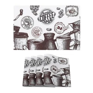 Coffee Placemats Set of 4 - Heat Resistant Non-Slip Place mats for Dining Tab... - Picture 1 of 9