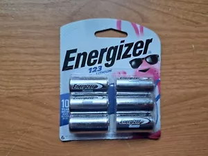 ENERGIZER 3-Volt 123 Lithium Battery (6-Pack) 10 year shelf life - Retail's $25 - Picture 1 of 7