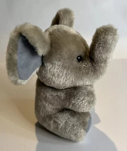 Peluche vintage Best Made Toys Limited simpatico elefante con fiocco rosso 7" nuovo con etichette - Foto 1 di 8