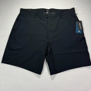 Pantalones Cortos Kenneth Cole 36 Techni-Cole Para Hombre Negros Frente Plano Nuevos con Etiquetas 4 Vías Flex Golf - Imagen 1 de 15