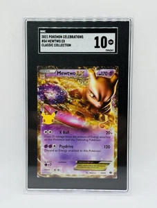 MEWTWO EX 2021 Celebrations Classic Collection #54/99 Pokemon SGC 10! Graded - Picture 1 of 6