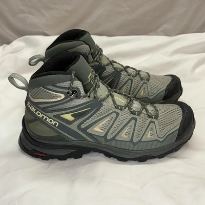 Botas de senderismo Salomon X Ultra Mid 3 Aero para mujer EE. UU. 7,5 UE 39 1/3 con cordones 410440 Foto 1 de 4