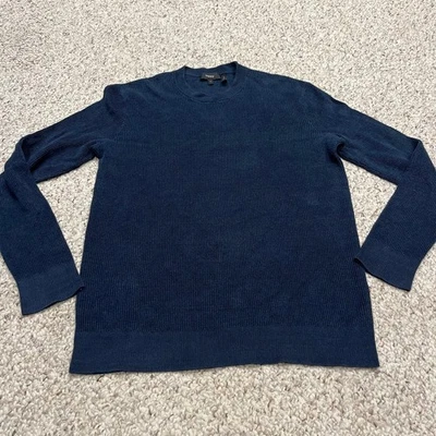 Suéter para mujer Theory mezcla de lino talla S azul informal costero preppy Foto 1 de 4