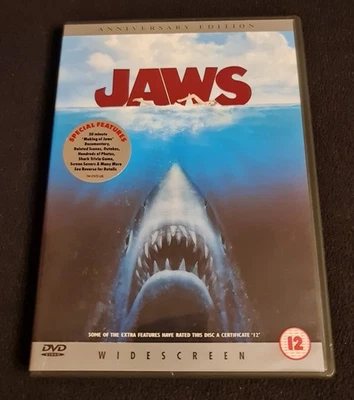 Jaws [DVD] [1975] [2000] 25th Anniversary • Roy Scheider Robert Shaw • UK PAL R2 - Image 1 of 4