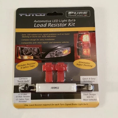 Putco 230004C Ceramic LED Light Bulb Load Resistor Kit -  25 Watt Resistors - Image 1 of 4