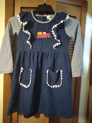 NIÑAS TALLA XXXXL VER FOTO MARIE NICOLE ROPA MANGA 3/4 CAMIÓN AGRÍCOLA COSECHA VESTIDO Foto 1 de 4