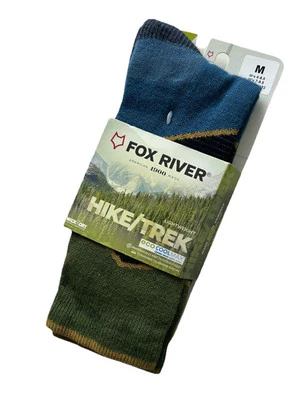 Calcetines Fox River Hike/Trek Ramble ligeros de lana merino para hombre medianos 6-8,5 Foto 1 de 2