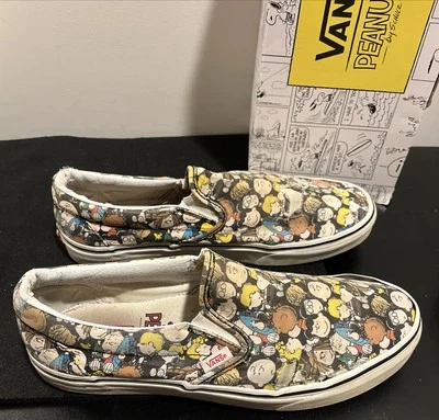 Vans Off The Wall Zapatos de Skate Sin Cordones Charlie Brown Peanuts Hombres’s 9.5/Mujer’s 11 Foto 1 de 4