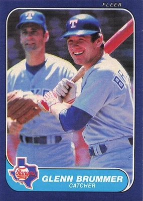 1986 Fleer - Glenn Brummer #557 NM - Image 1 of 2