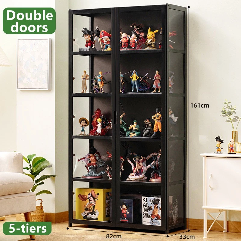 Vetrinetta Espositiva Vetrina Acrilico con Doppio Porta Per Collezio, 5 Ripiani - Image 1 of 4