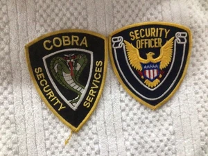Cobra Security Services & Security Officer mit Adler Patches 4 x 5 Größe - Bild 1 von 1