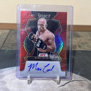 UFC 2023 Panini Select Mark Coleman Red Auto /49 SG-MCM - Bild 1 von 2