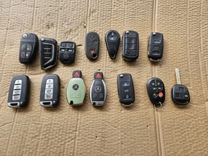 🔑 Lot of 14 KEY LESS REMOTE FOB Mercedes Jaguar BMW Toyota Acura Hyundai VW - Picture 1 of 10
