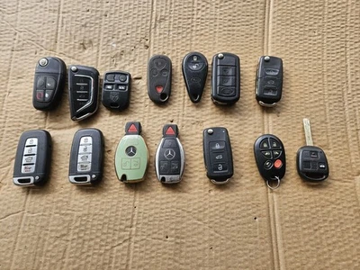 🔑 Lot of 14 KEY LESS REMOTE FOB Mercedes Jaguar BMW Toyota Acura Hyundai VW - Image 1 of 4