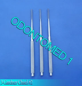 3 Gardner Stechbeitel #2 Chirurgische Dentalinstrumente - Bild 1 von 2