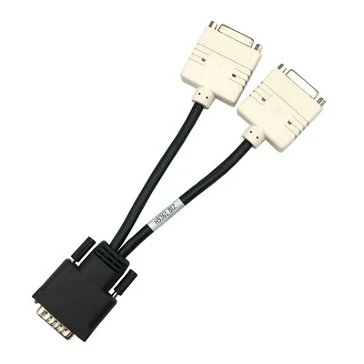 Genuine Hannstar E52534-D Y-Splitter Monitor Cable AWM 20276 DMS-59 to Dual DVI  - Image 1 of 4