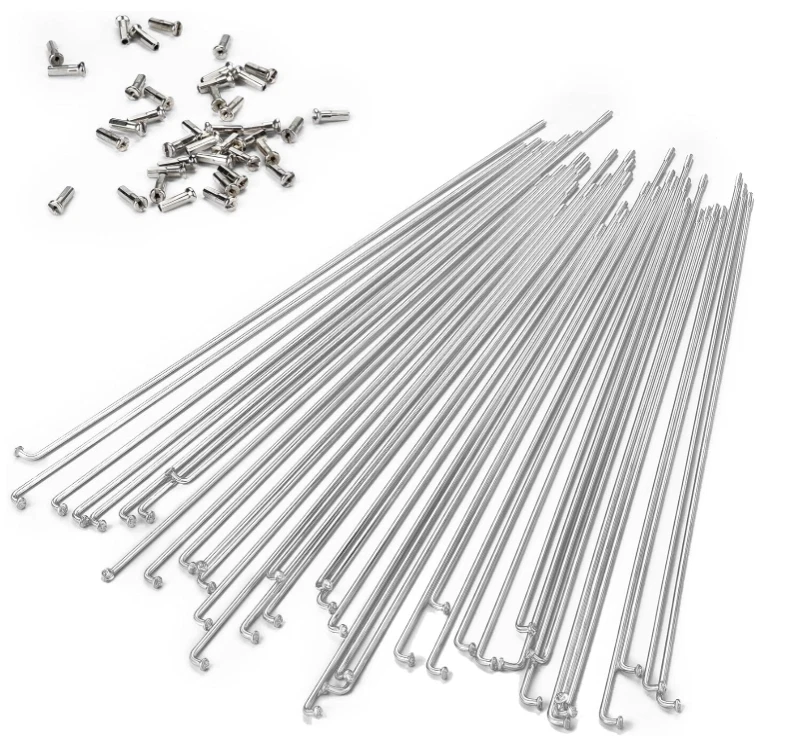 36pcs STAINLESS STEEL Bicycle Spokes 14G BMX Cruiser MTB Road Bike ALL SIZES. - Image 1 of 2