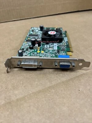 Video card 128mb pn 109-a33431-00 ddr 128-bit vga/dvi pcie x16 P9222 - Image 1 of 3