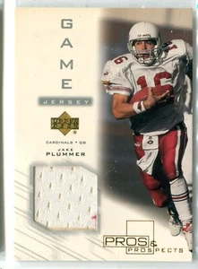 Maglia UD Pro & Prospects 2001 Jake Plummer Game GU JERSEY RELIC CARDINALS - Foto 1 di 1