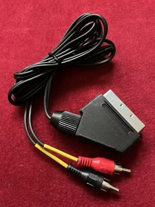 CONNECTIT SCART 21PIN -RCA AU KABEL 2M CA BRANDNEU - Bild 1 von 4