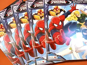 lot 5 Ultimate Spider Man Coloring Activity Book Luke Cage Iron Fist Nova Marvel - Picture 1 of 5