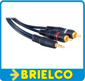 CONEXION CABLE AUDIO ESTEREO HQ JACK MACHO 3,5MM A 2 RCA MACHO 1,5M OFC BD6540 - Imagen 1 de 1
