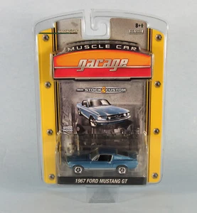 GREENLIGHT 1967 Ford Mustang GT (blau met.) Druckgussmodell im Maßstab 1/64 BRANDNEU! - Bild 1 von 5