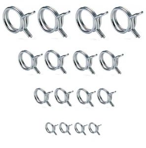 Fuel / Oil Line Braced Clips - 6/8/10/12mm - BZP - Pack of 16 - Picture 1 of 1