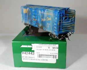 Bowser HO 40' Box car Louisville & Nashville 46745 DF2 Dixie Lines 42442 Blue - Picture 1 of 4