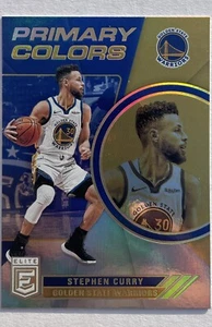 Stephen Curry 2020 Donruss Elite Primary Colors #8 - Picture 1 of 2