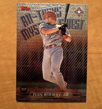 1999 Topps All-Topps Mystery Finest Ivan Rodriguez Texas Rangers #M29