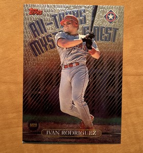 1999 Topps All-Topps Mystery Finest Ivan Rodriguez Texas Rangers #M29
