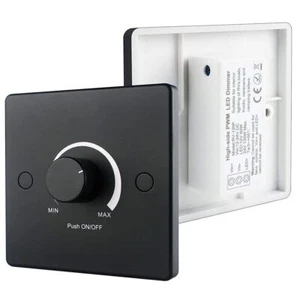 LED Dimmer Dimmschalter DC 12V-24V Wohnwagen Booten Licht Schalter Drehdimmer - Picture 1 of 12