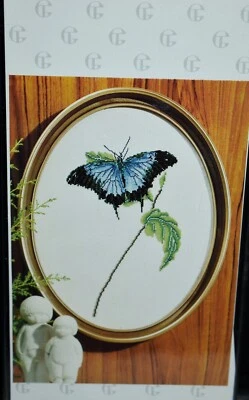 Kit de punto de cruz de Thea Gouverneur mariposa cola de golondrina azul #1024 Foto 1 de 4