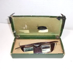 Gafas de lectura de cama vintage raras especificaciones naranja baquelita con caja - Imagen 1 de 11