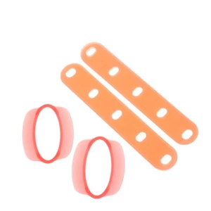 10/20Pcs Barber Shop Perm Band Hair Perm Rods Hair Rollers Elastic Rubber Band - Afbeelding 1 van 16