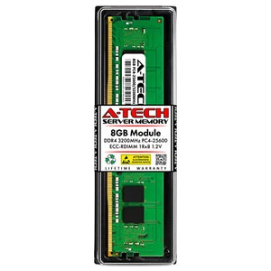 8GB 1Rx8 PC4-25600 ECC REG RDIMM (DELL 6VDNY Equivalent) DDR4 Server Memory RAM - Picture 1 of 3