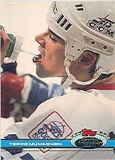 1991-92 Stadium Club Jets Hockey Card #302 Teppo Numminen