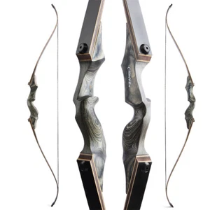 60 Zoll Jagdbogen 20-60lbs Takedown Recurvebogen Bogenschießen Rechte Linke Hand - Picture 1 of 15
