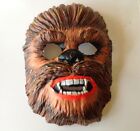 Masque costume vintage original 1982 Star Wars Chewbacca, fabriqué à Hong Kong