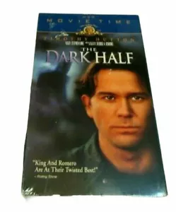 DARK HALF VHS video tape FACTORY SEALED Stephen King MGM Movie Watermark stamp - Foto 1 di 12