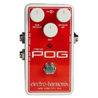 Electro-Harmonix Nano POG Polyphonic Octave Generator Analog Pedal TONE - Image 1 of 4