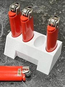White Bic Lighter Holder - Picture 1 of 10