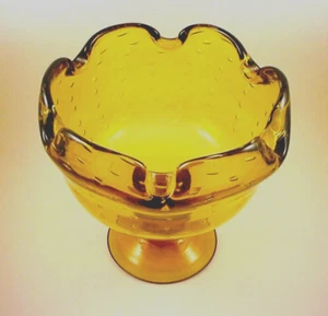 Husted Era um 1963 Bischoff Glas Gold kontrolliert Blase Kompott - Bild 1 von 13