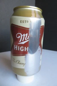 RARE Miller High Life® 12 Ounce Beer Can *VIDEO* Misprint Paint Missing BARE ALU - Picture 1 of 16