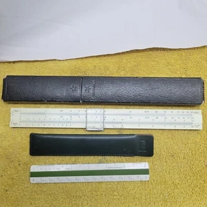 Vintage SUN HEMMI Bambus No.40 Rechenschieber und K&E Ingenieurlineal #1399W - Bild 1 von 20