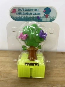 NEW Solar Dancing Tree Bobblehead Toy By Greenbrier Bobble Head Pink Purple Bird - Picture 1 of 5